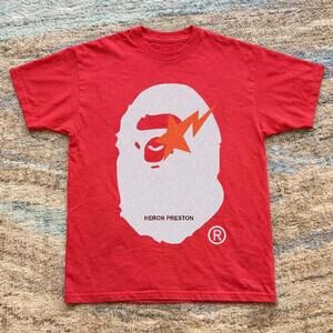 Red Bape X Heron Preston Tee